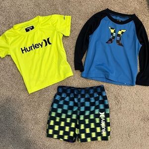 Hurley Toddler Boy 3 pc. Swim Set